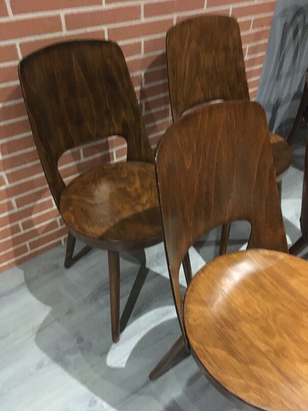 Set of 4 baumann chairs "Mondor"