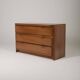 Commode en bois d'orme Luigi Gorgoni