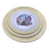 Saint Amand Céranord dish and plates Butterfly model