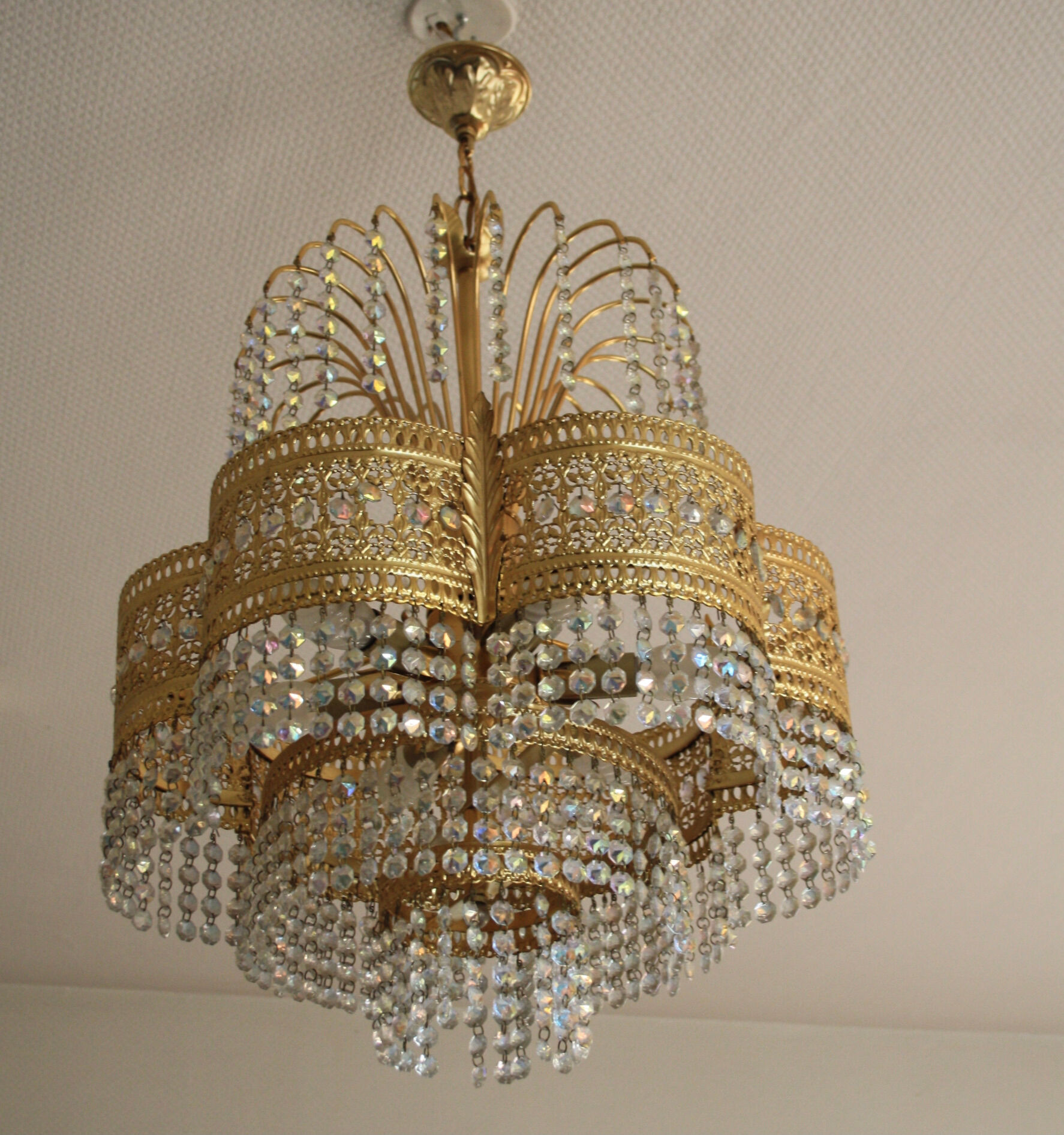 Chandelier with tassels