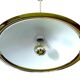 Large Danish Brass Pendant Light