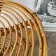 Round rattan table