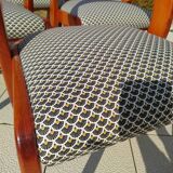 Set of 6 chairs Baumann gondola 70s