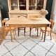 Table vintage année 50 en chêne