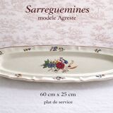 Antique serving dish Sarreguemines model Agreste – around 1900