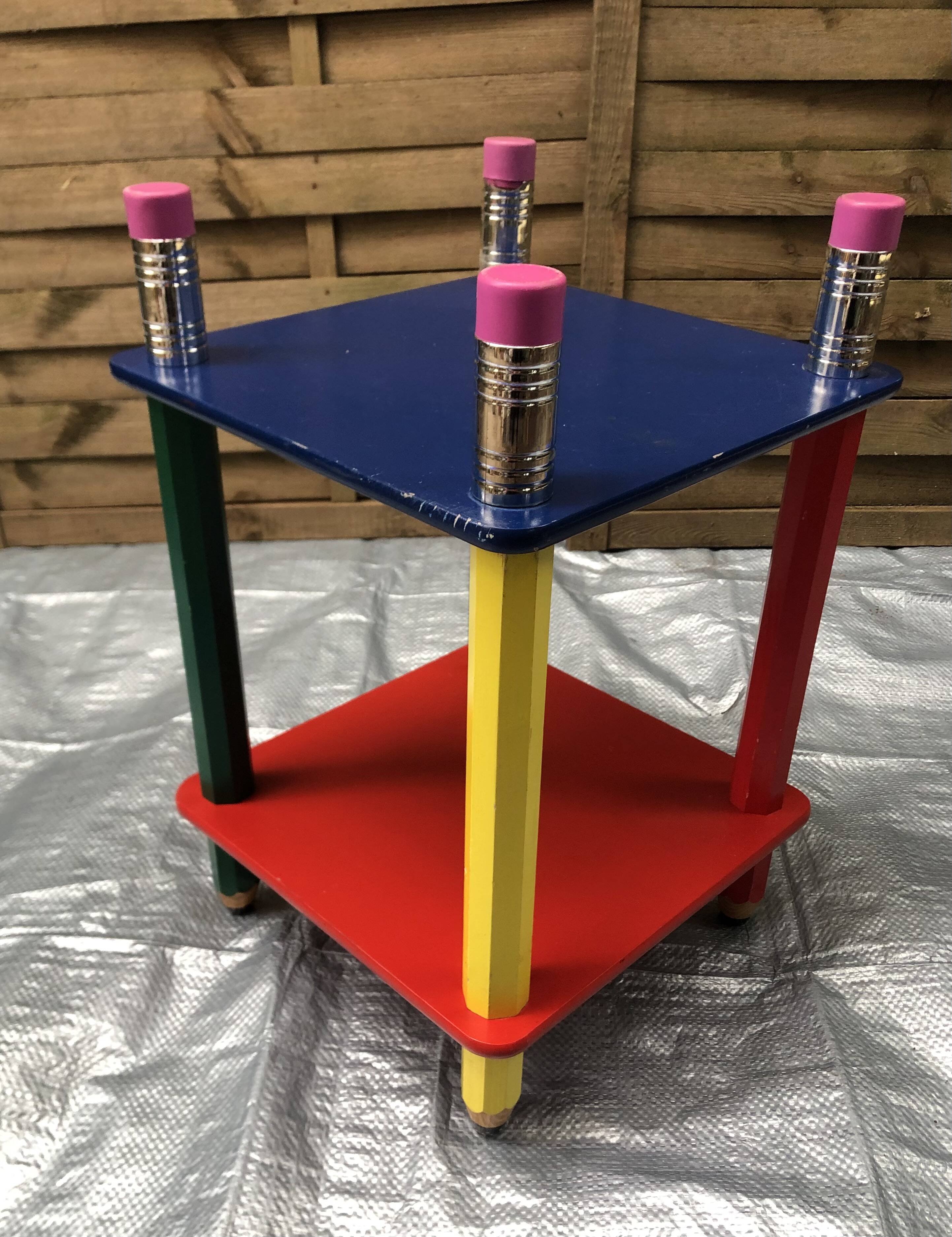 Clairefontaine Pierre Sala bedside table for children 70s