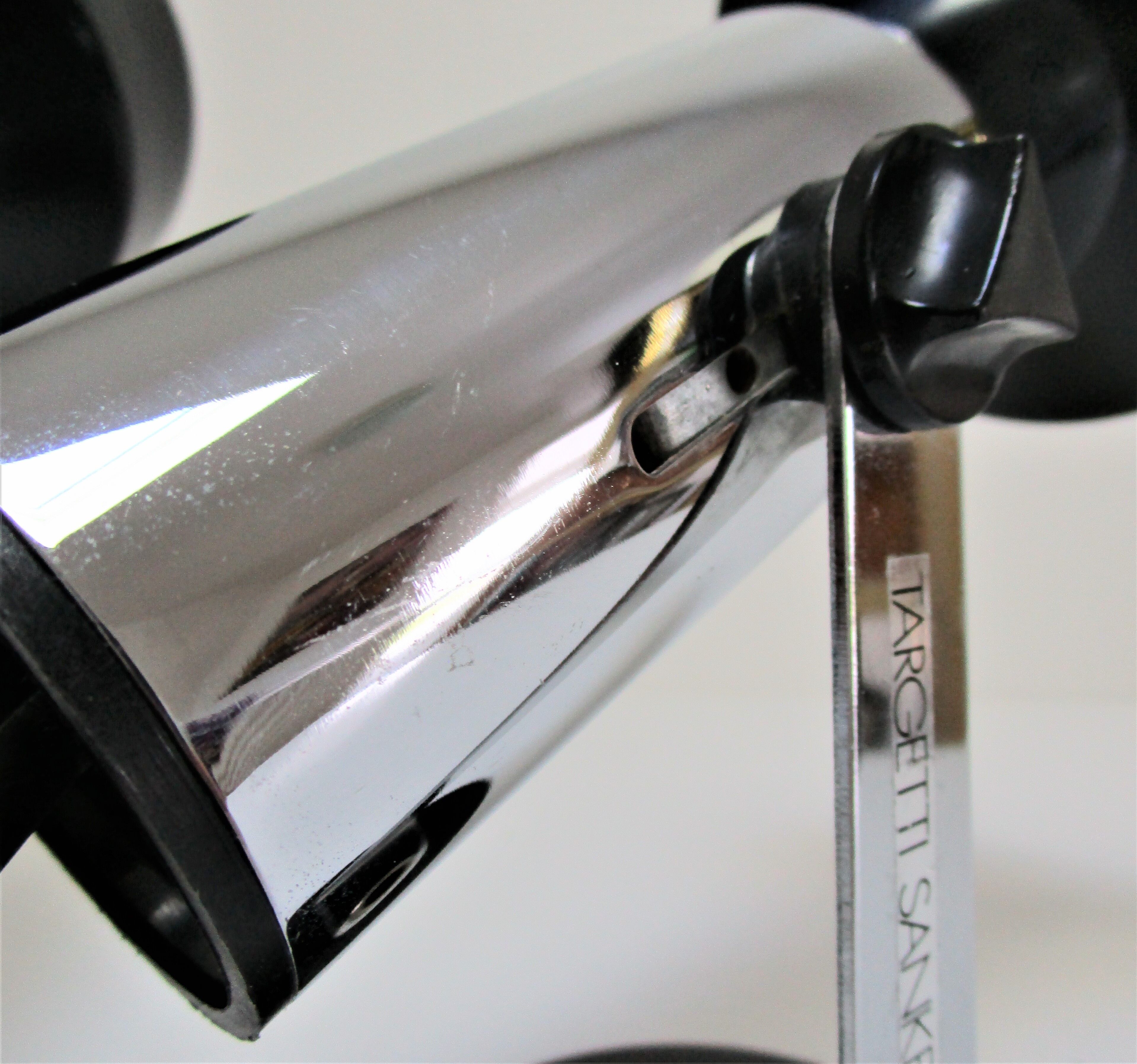Pair of spots Targetti Sankey stainless chrome 190s