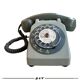 Téléphone Socotel S63 gris à cadran vintage 1970s