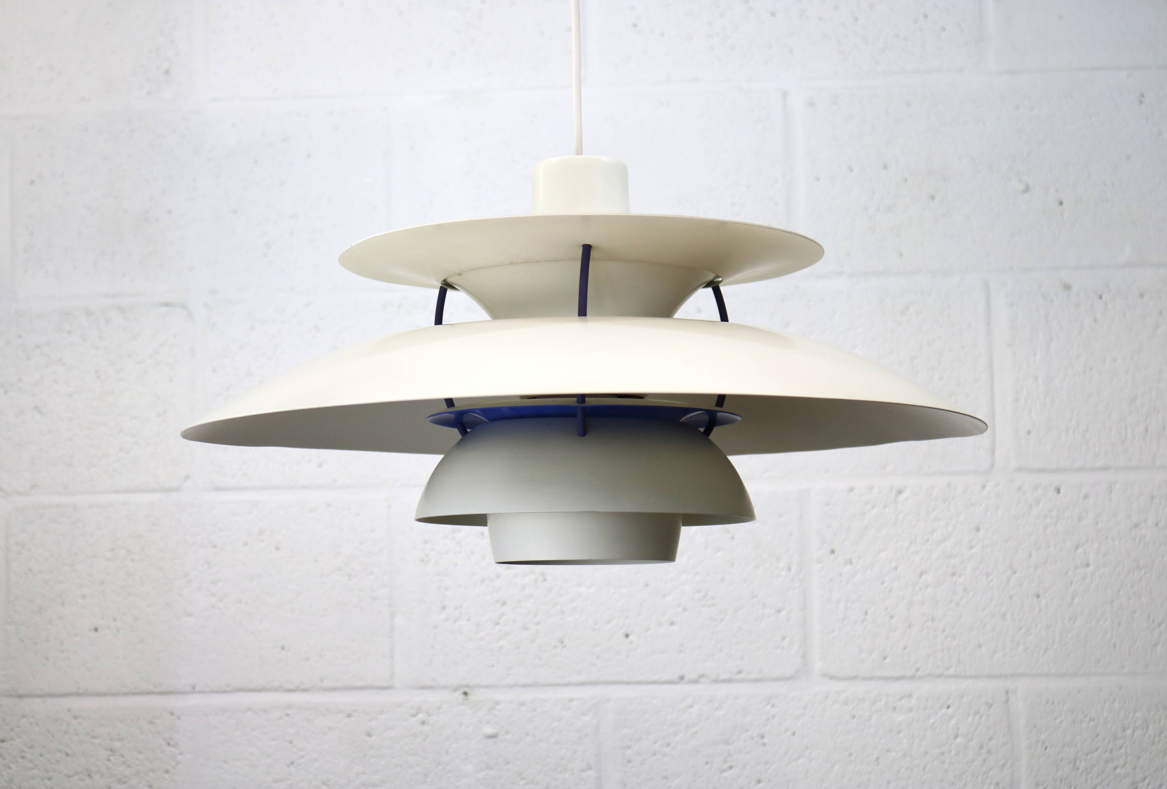 The Real Danish - PH5 Pendant Lamp - Original White Color - Louis Poulsen