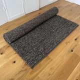 Tapis tressé en laine feutrée