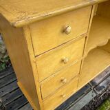 Old haberdashery shelf with 8 drawers