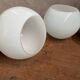 3 antique blue opaline globes 13.5 cm chandelier lamp