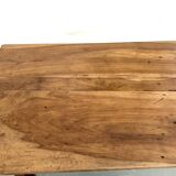 French farmhouse table in solid walnut, circa 1920