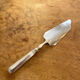Art Deco silver metal pie shovel