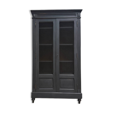 Directoire library with black patina (renovated)