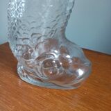 Glass fish vase