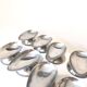12 stainless steel chrome cups