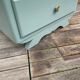 Chiffonnier vintage 1950 vert d’eau