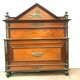 Napoleon period bed in mahogany and veneer XIX century