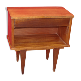 1950 light wood bedside