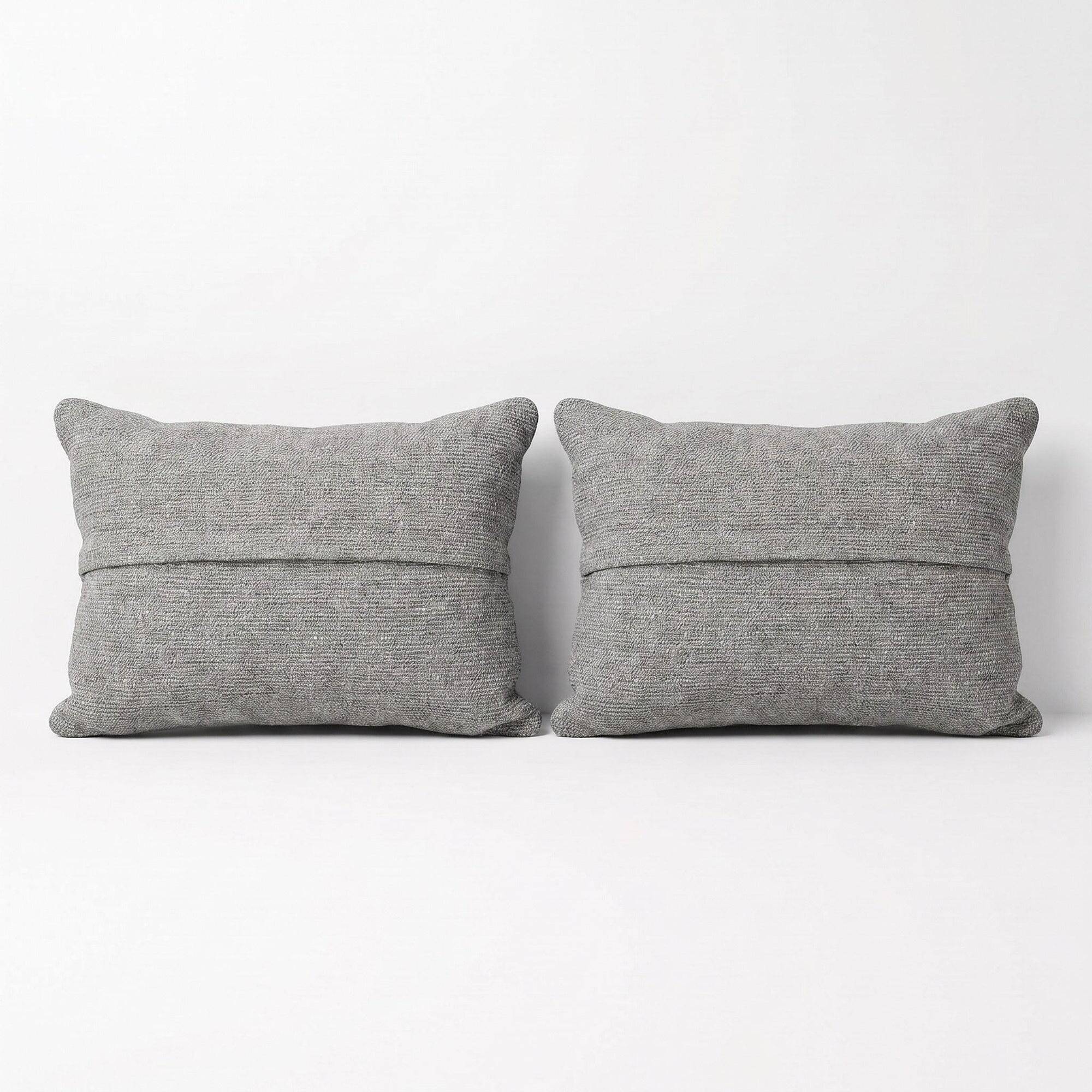 Lot de 2 housses de coussin turque vintage 41x61 cm