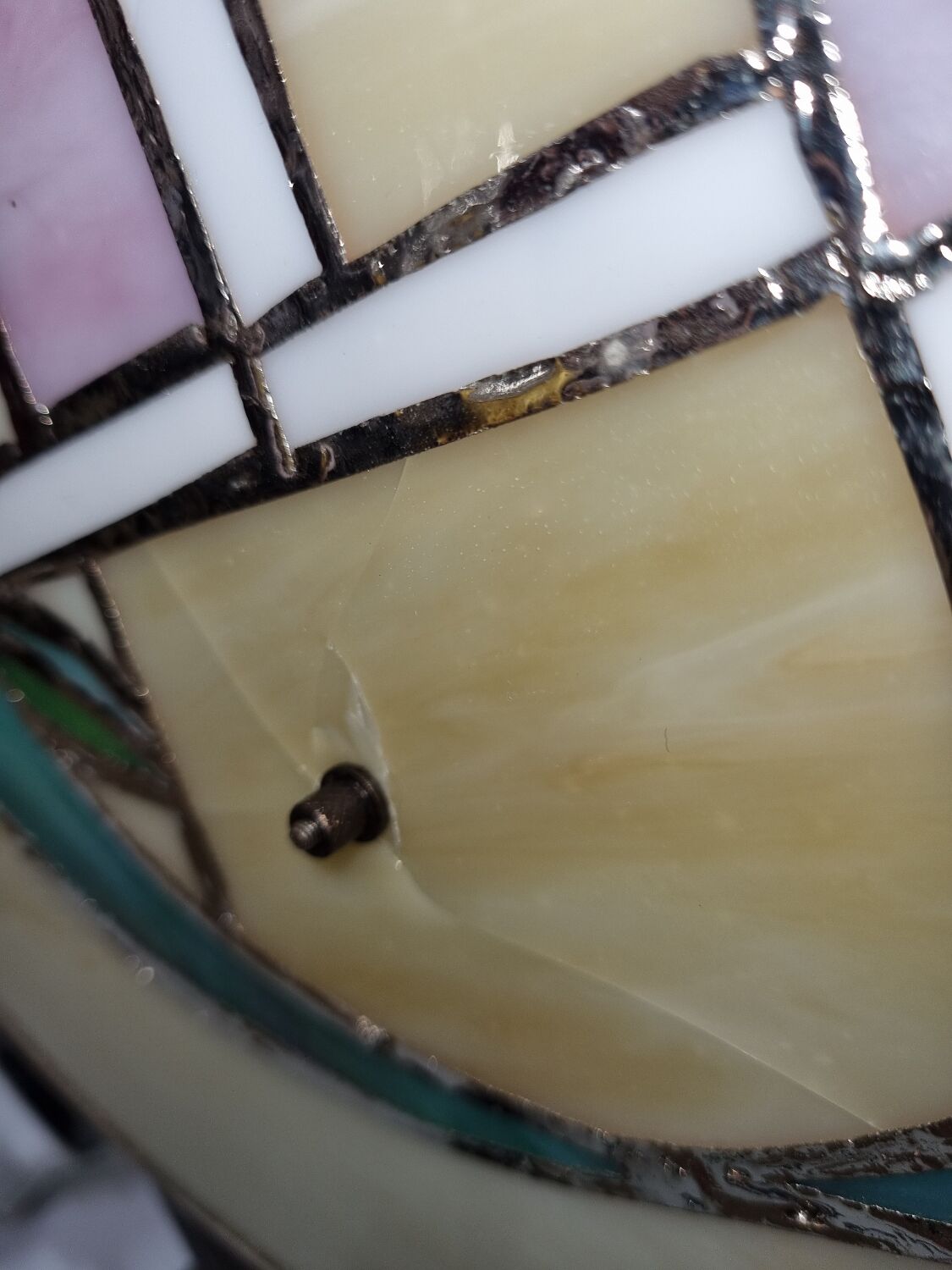 Art Nouveau lamp/ Art Deco dancer