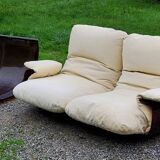 Michel Ducaroy Ligne Roset Marsala model designer sofa and 1970s armchair shell