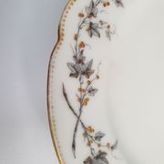 Two antique porcelain plates from Paris The crystal staircase