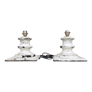 Paire de pieds de lampes