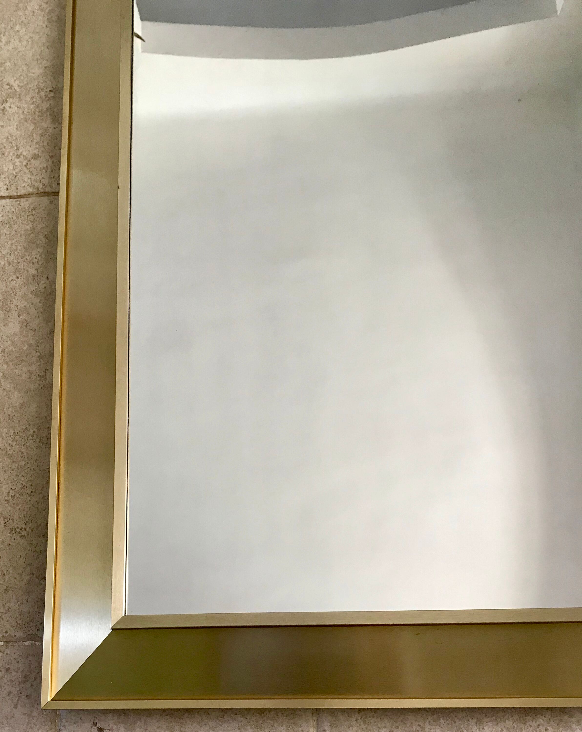 Mirror brass vintage 110 X 80