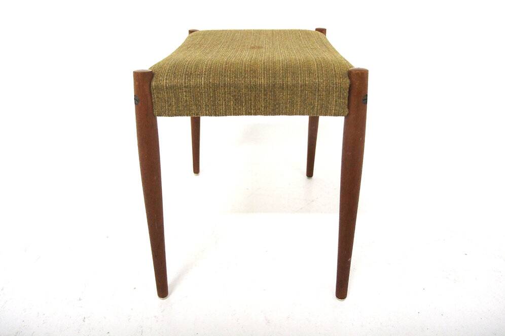 Scandinavian teak stool, Sweden, 1950
