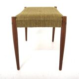 Scandinavian teak stool, Sweden, 1950