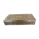 Old box in chiseled silver metal