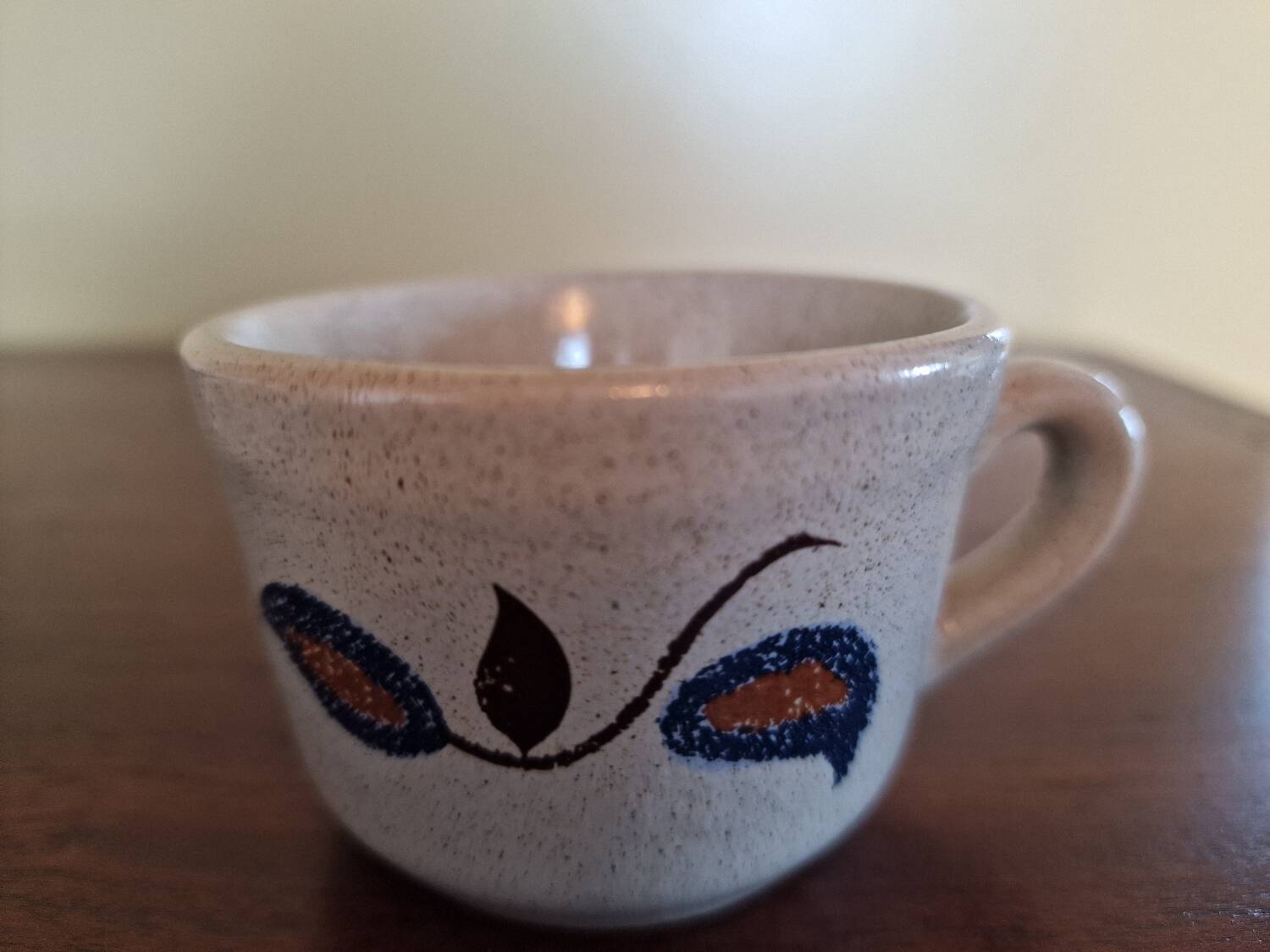 "Sologne" coffee service, glazed stoneware, St Amand earthenware