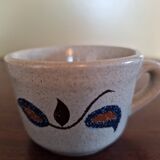 "Sologne" coffee service, glazed stoneware, St Amand earthenware