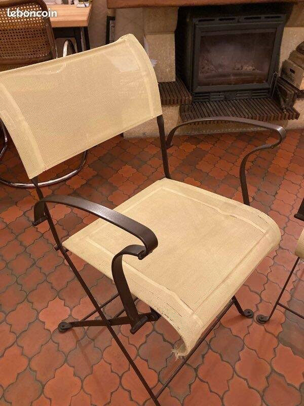Chaises Dune Fermob Mourgue vintage