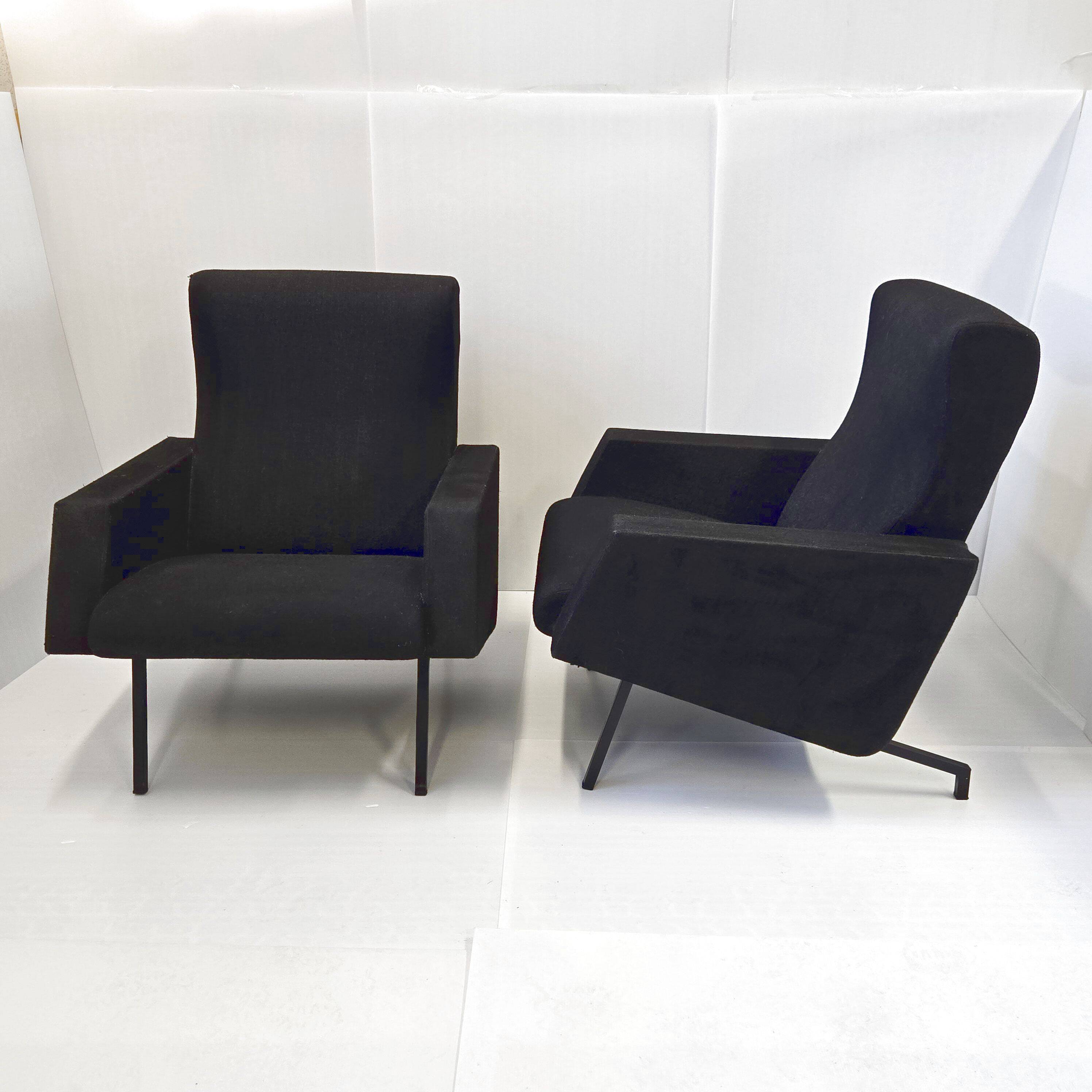 Pair of Miami armchairs by Pierre Guariche for Meurop 1960