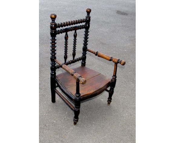 Napoleon III era children's chair