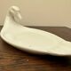 Vintage white porcelain foie gras dish