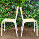 Series of 4 school chairs
