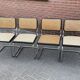 Set of 4 vintage chairs  Cesca B32 in black and chrome