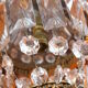 Lustre pampilles corbeille