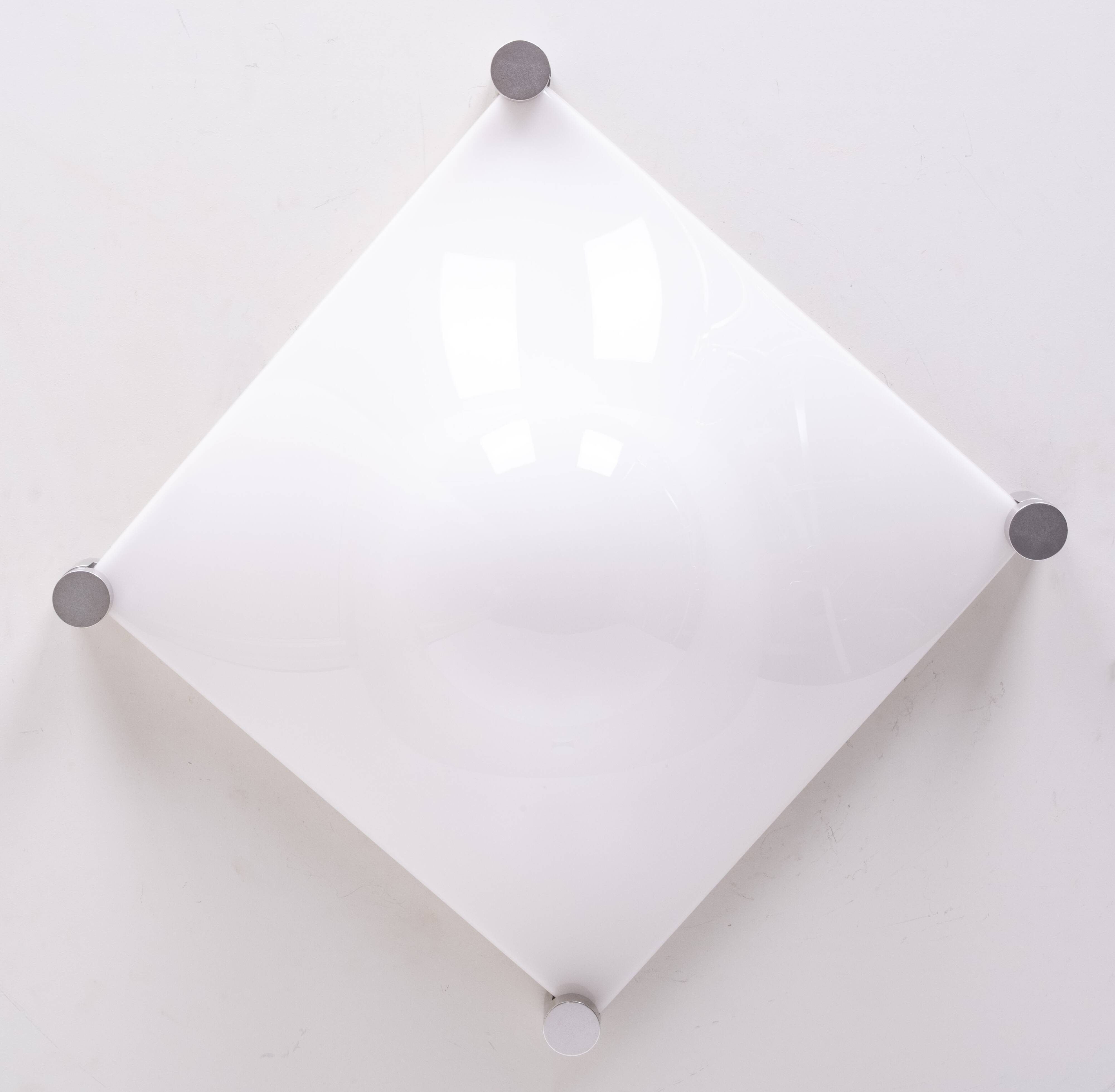Martinelli Luce Bolla Flush Mount or Wall Lamp 1970s Italy