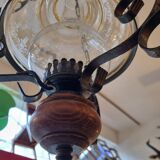 Rustic pendant light from 1965