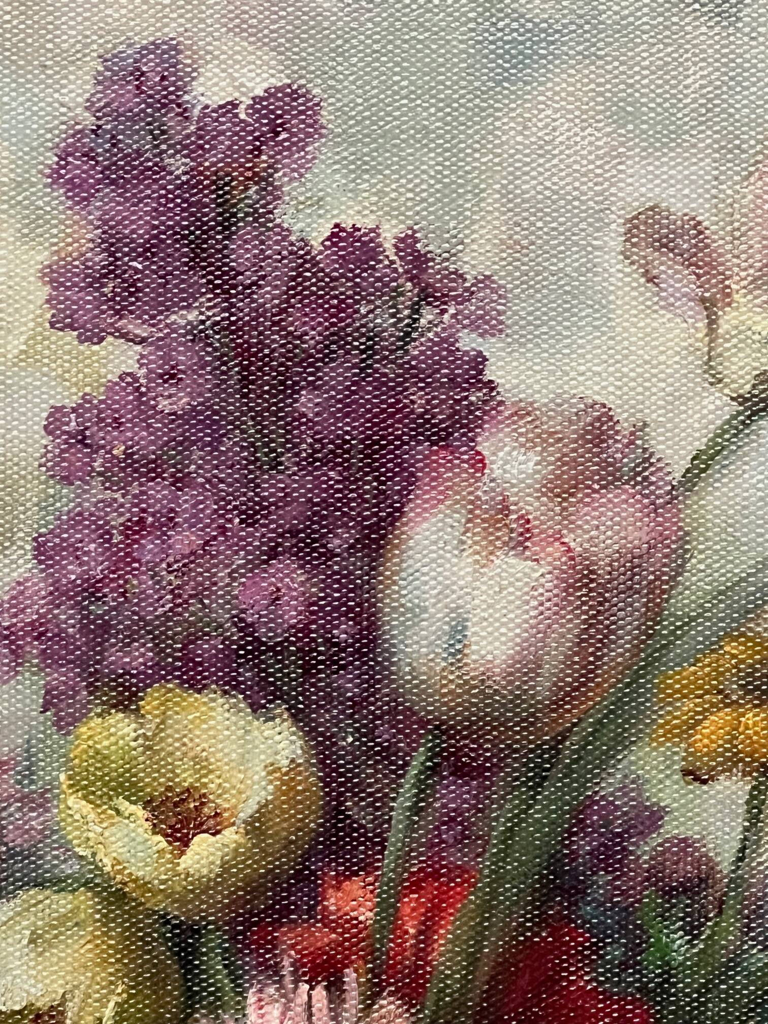 A. Lombaert. Painting "Bouquet".