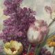 A. Lombaert. Peinture "Bouquet".
