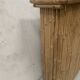 20th century woven bamboo half-moon bar
