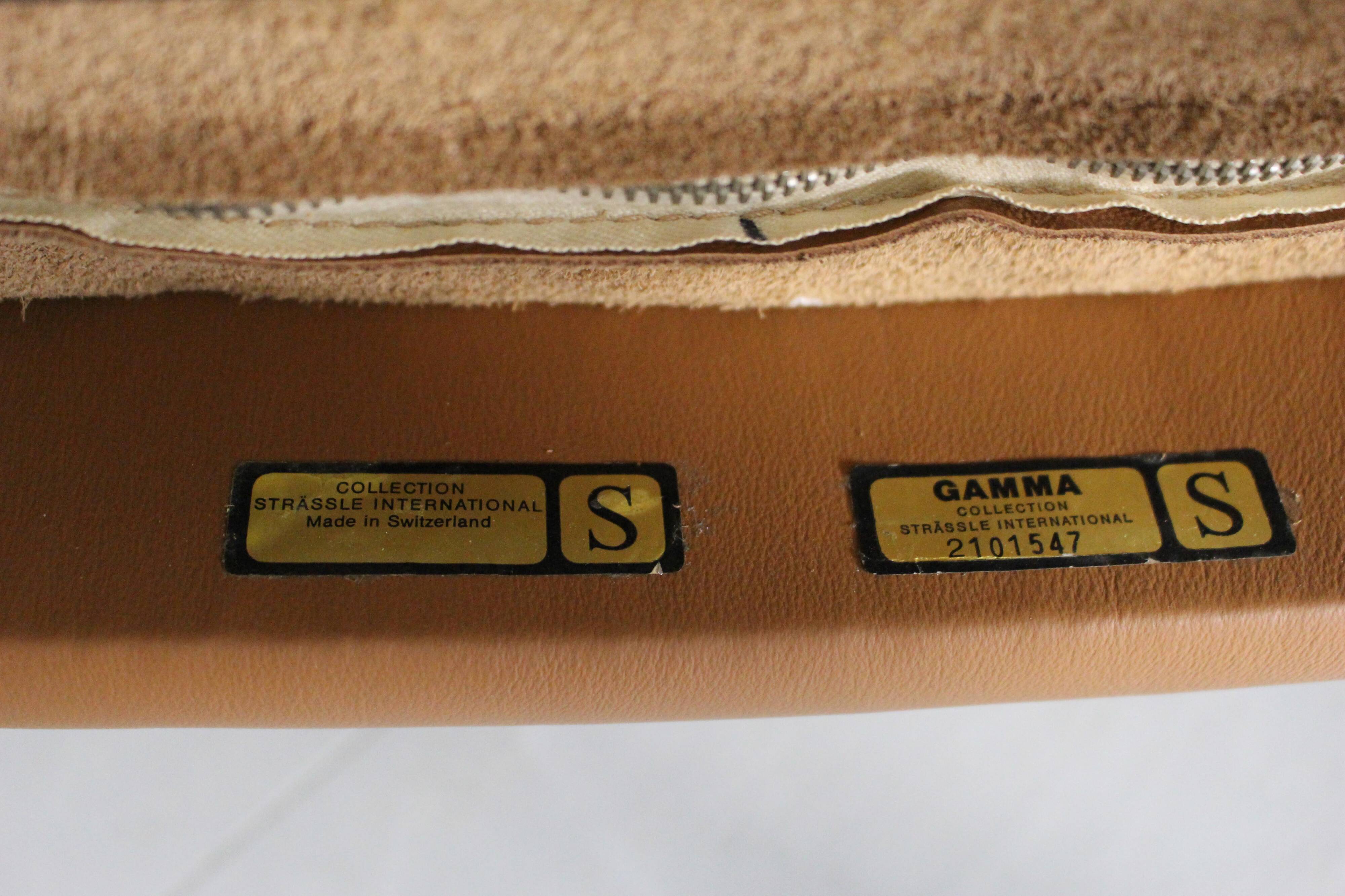 Set of 2 Paul Tuttle Lounge Chair 'Gamma' for Strässle, 1970s