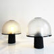 Pair of Molin mushroom lamps. Italy, 70s