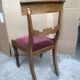 Lot de 6 chaises de style Restauration en merisier